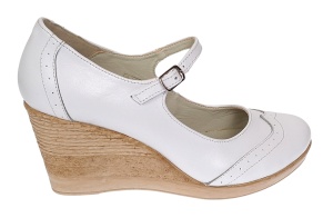 Oferta Marimea 38 Pantofi dama casual din piele naturala Alb Box - LP104ABOX - Img 3