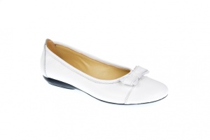 Oferta marimea 39 - Balerini dama casual din piele naturala ELSA - LARENAALB - Img 6