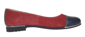 Oferta marimea 39 Balerini dama casual din piele naturala Grena - Bleumarin LRUTBLVIS - Img 5