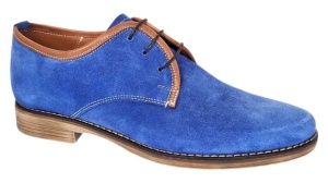 Oferta Marimea 39 Pantofi barbati casual din piele naturala intoarsa Albastru LPRAMFBLUE