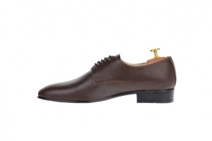 Oferta marimea 40, Pantofi barbati eleganti din piele naturala de culoare maro LNIC211M - Img 2