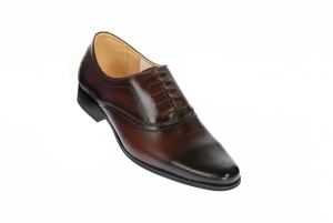 OFERTA marimea 40 - Pantofi eleganti din piele naturala, Maro Inchis - L886MI - Img 2