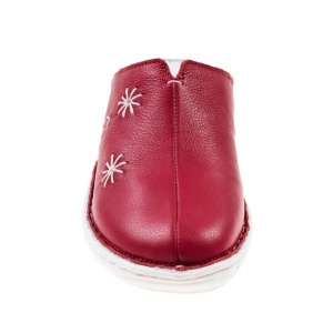 OFERTA MARIMEA 40- Saboti medicali femei, din piele naturala box, Med-Line LBR298RUBIN - Img 4