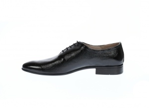 Oferta marimea 41, 44 - Pantofi barbati eleganti negri, din piele naturala lacuita, LMOD1LACSIF - Img 3