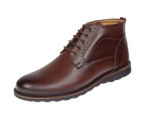 Oferta Marimea 41 Ghete barbati casual din piele naturala (imblanite) Corsa LGKR21XM - Img 8