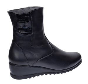Oferta marimea 41 Ghete dama din piele naturala Orto Imblanite LMVS4N - Img 4
