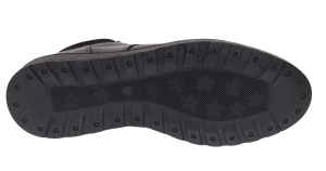 Oferta Marimea 41 Ghete piele naturala barbati imblanite cu siret si fermoar Corsa Blue LGKR3XBL - Img 4