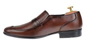 Oferta marimea 41 Pantofi barbati office eleganti din piele naturala maro Elion LELY13M - Img 2