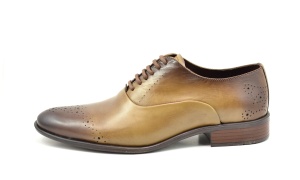 OFERTA MARIMEA 44 - Pantofi barbati eleganti din piele naturala, NISIP - 245MD - Img 5