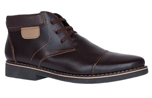 Oferta marinea 40 Ghete barbati casual din piele naturala Maro ALDOM - Img 4