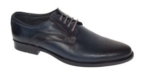 Oferta Pantofi Probati/Purtati barbati, eleganti, piele naturala, Bleumarin - GKR03BL - Img 6