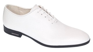 Pantofi albi eleganti barbati piele naturala GKR71A - Img 8