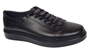 Pantofi barbati casual din piele naturala AK Negru GKR96N
