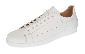 Pantofi barbati casual din piele naturala Alb GKR2023A