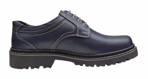 Pantofi barbati, casual, din piele naturala bleumarin, Mark - MARK3BLUE - Img 5