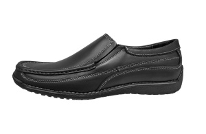 Pantofi barbati casual din piele naturala cu elastic Bleumarin, GKR110N - Img 7