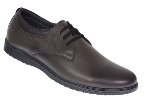 Pantofi barbati casual din piele naturala Gri GKR30GRI - Img 7