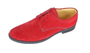 Pantofi barbati casual din piele naturala intoarsa, Rosu - CARLO PARVELTG - Img 2