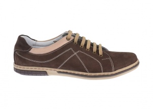 Pantofi barbati casual din piele naturala - Model Maro - Marimea 41 - Img 3