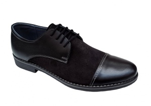 Pantofi barbati casual din piele naturala - Model Negru 101LSN - Img 3
