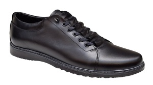 Pantofi barbati casual din piele naturala - Model Negru GKRSPORTN