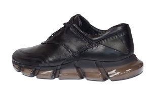 Pantofi barbati casual din piele naturala, negru, Zidan SIR121N - Img 7