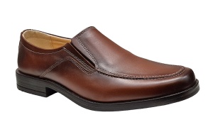 Pantofi barbati casual maro din piele naturala fara siret GKR48M