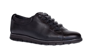 Pantofi barbati casual piele naturala de culoare neagra GKR120N - Img 6