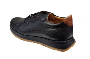 Pantofi barbati, casual, sport, piele naturala, SIR118N - Img 2