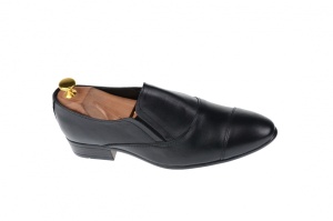 Pantofi barbati cu elastic, eleganti din piele naturala, NIC210EL - Img 5