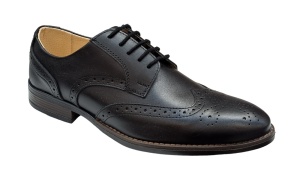 Pantofi barbati Derby Wingtip Brogue din piele naturala 993N