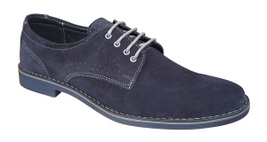 Pantofi barbati din piele naturala intoarsa Bleumarin Vel GKR103BLVEL