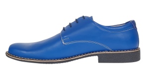 Pantofi barbati din piele naturala model casual Albastru P81BLX - Img 5