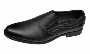 Pantofi barbati din piele naturala Negru GKR109NBOX - Img 4