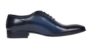Pantofi barbati eleganti din piele naturala Bleumarin 024BLU - Img 2
