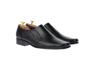 Pantofi barbati eleganti din piele naturala, cu elastic - NICX3EL - Img 4
