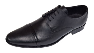 Pantofi barbati eleganti din piele naturala culoare Neagra 111N - Img 4