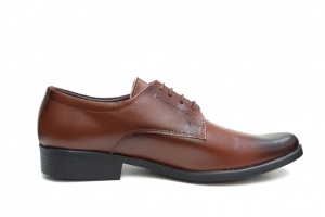 Pantofi barbati eleganti din piele naturala maro, ADYSIRETM - Img 3