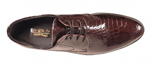 Pantofi barbati eleganti din piele naturala - Model 101CROCO - Img 4