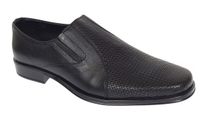 Pantofi barbati eleganti din piele naturala - Model fara siret Nik 02 - Img 3