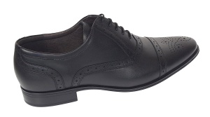 Pantofi barbati eleganti din piele naturala - Model Negru 359N - Img 2