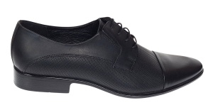 Pantofi barbati eleganti din piele naturala - Model Negru SIR085NP - Img 8