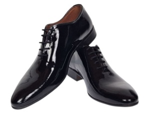 Pantofi barbati eleganti din piele naturala Negru Lac Elion 024NLAC - Img 8