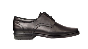 Pantofi barbati eleganti din piele naturala, politie, pompieri, jandarmi, Negru - SCVR21N - Img 3