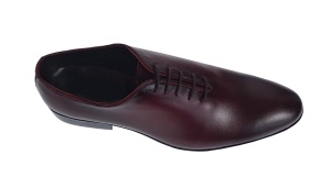 Pantofi barbati eleganti din piele naturala Visiniu 024VIS - Img 2