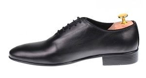 Pantofi barbati office, eleganti din piele naturala, negri, SCORPION, 024NBOX - Img 2