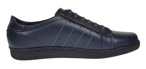 Pantofi barbati sport casual din piele naturala bleumarin ADTIMBL - Img 6