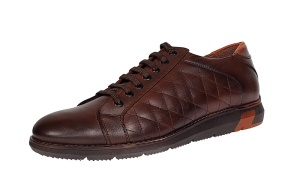 Pantofi barbati Sport Casual din piele naturala Maro 192M - Img 2