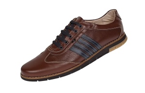 Pantofi barbati sport din piele naturala Maro - GKR92M - Img 2