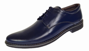 Pantofi casual barbati din piele naturala Bleumarin GKR 859BLM - Img 5